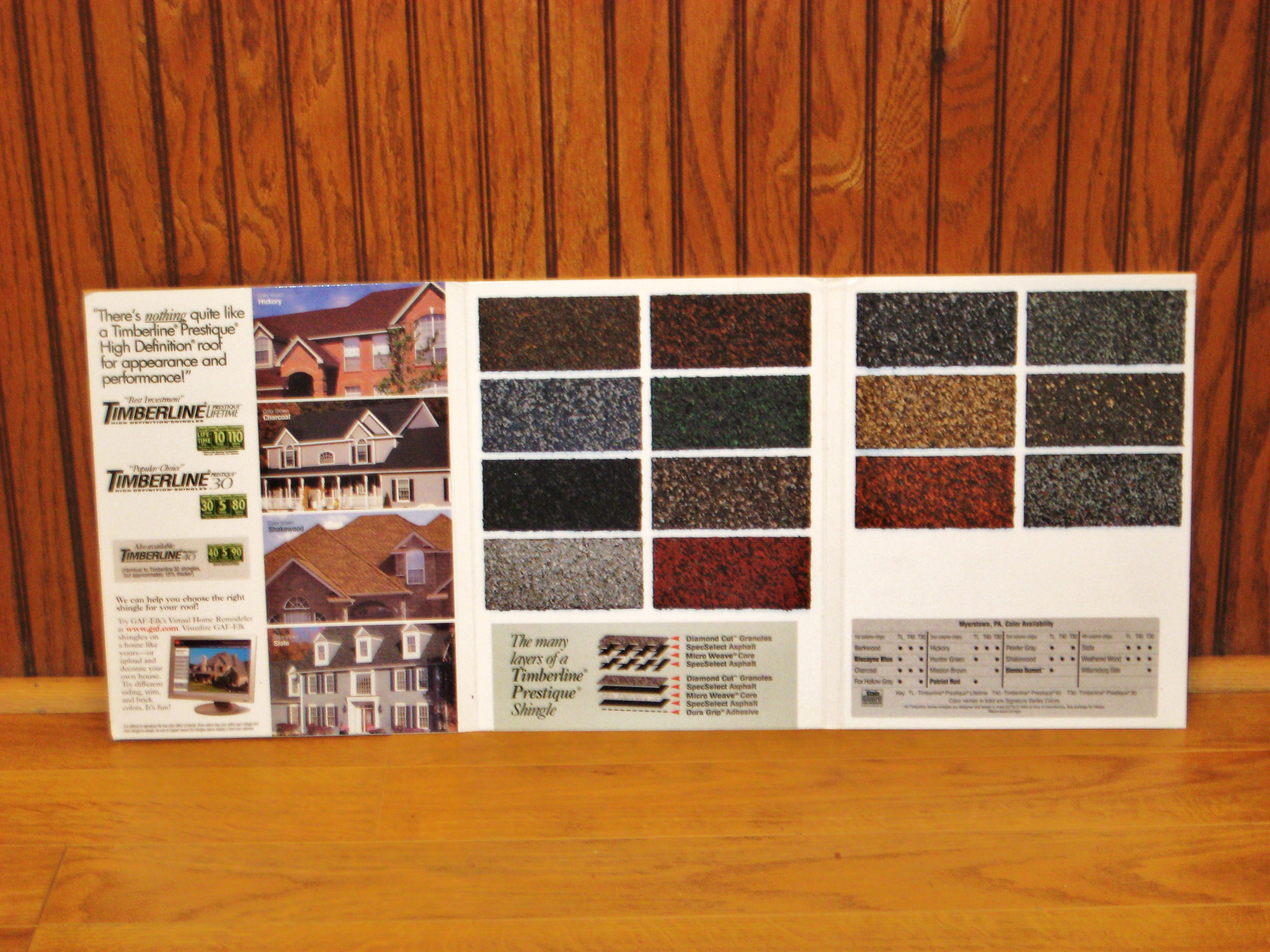 Shingle coler samples